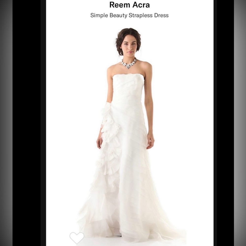 Reem Acra Wedding Dress! Brand New never worn!